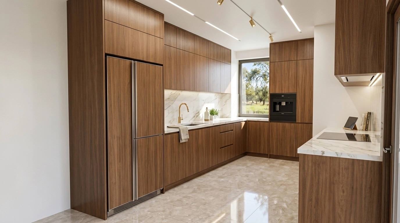Design d'interni in stile Contemporary — Cucina di GenRoom AI