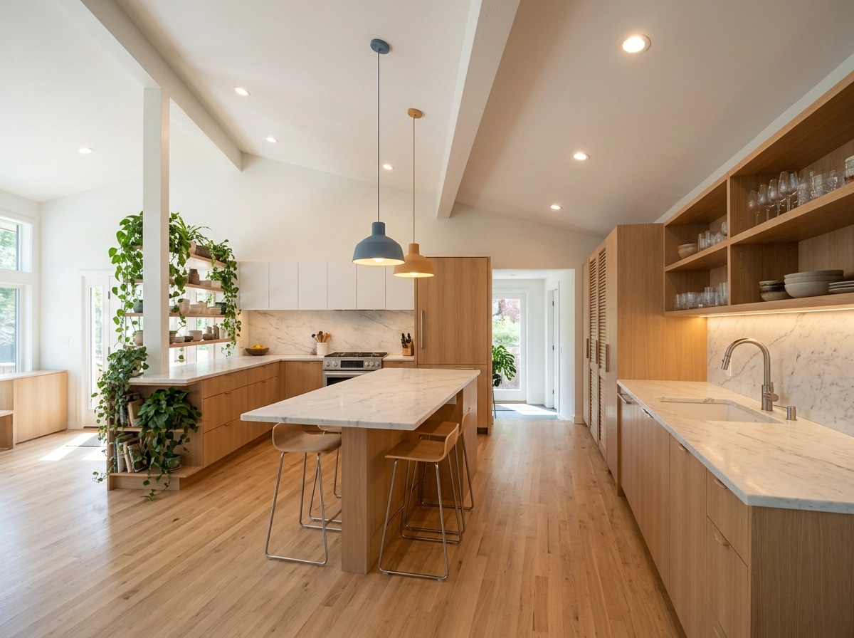 Kitchen interior in no_style style — photo by GenRoom AI