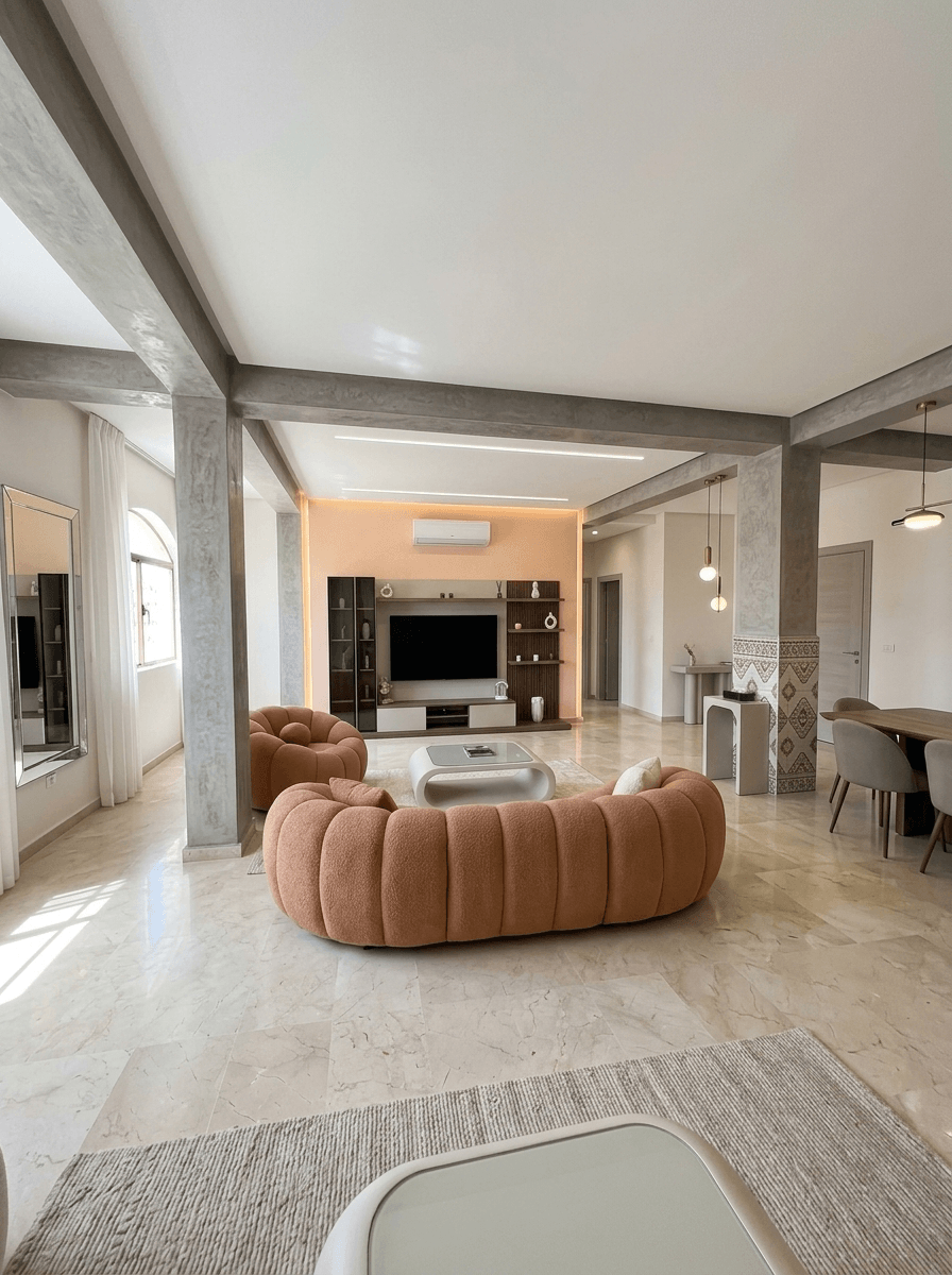 Interior design in Contemporary style — Living Room by GenRoom AI