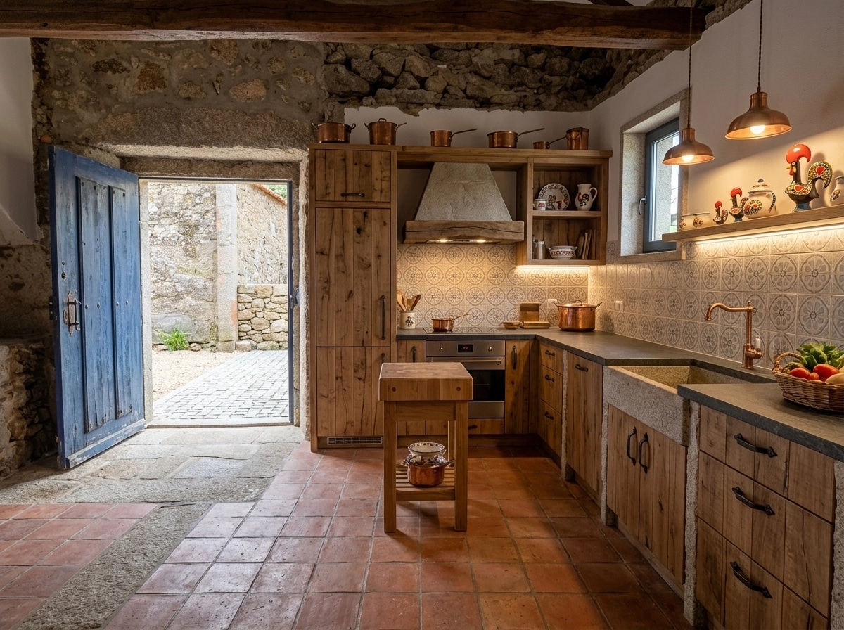 Interior design in Rustic style — Kitchen by GenRoom AI