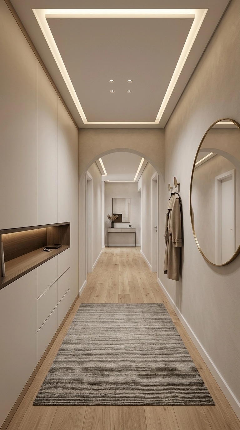 Interior design in Minimalism style — lobby by GenRoom AI