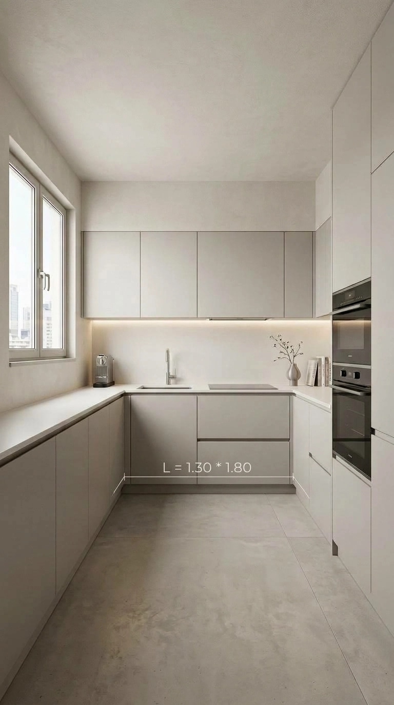Minimalism Kitchen design — interior photo by GenRoom AI