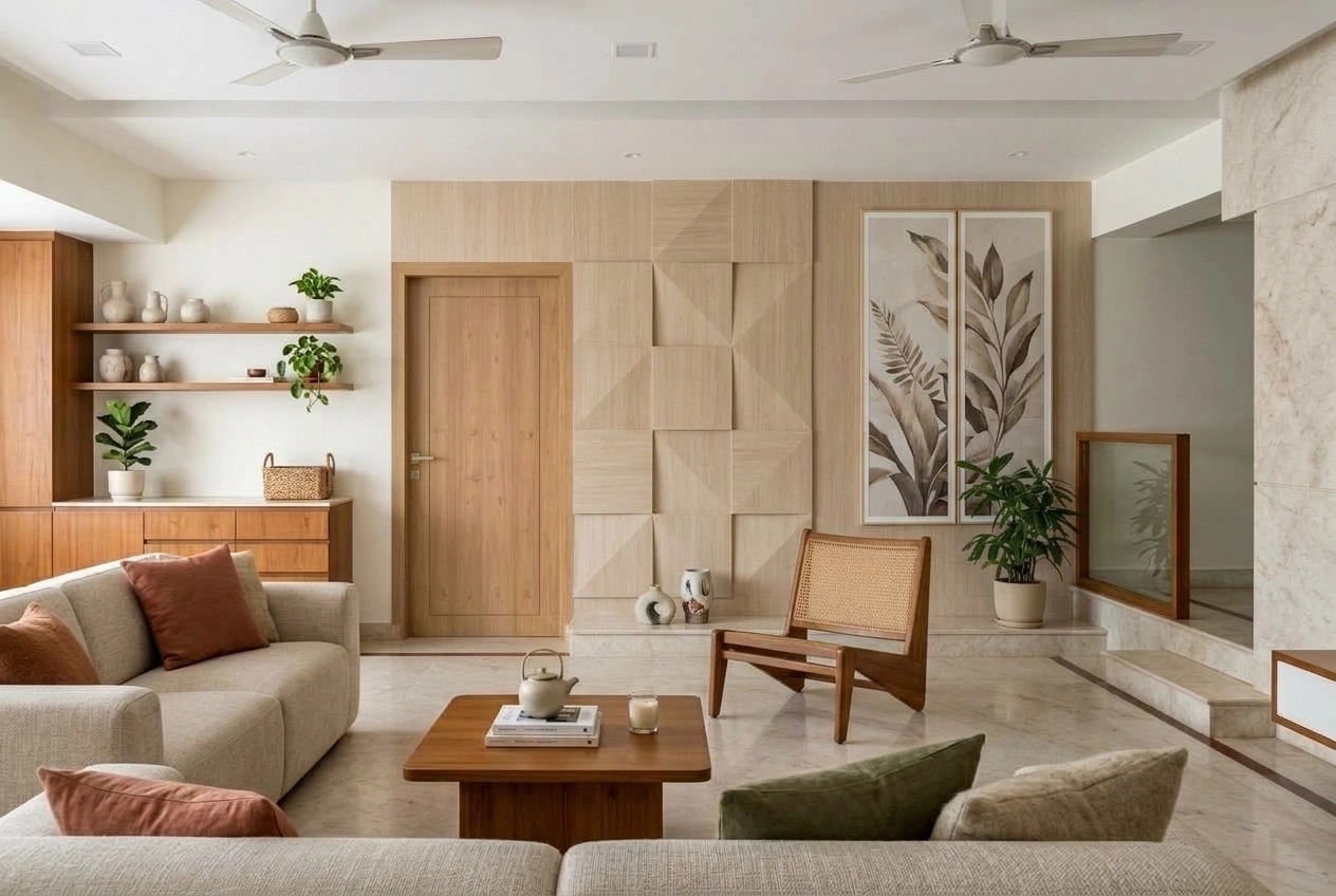 Scandinavian Living Room design — interior photo by GenRoom AI