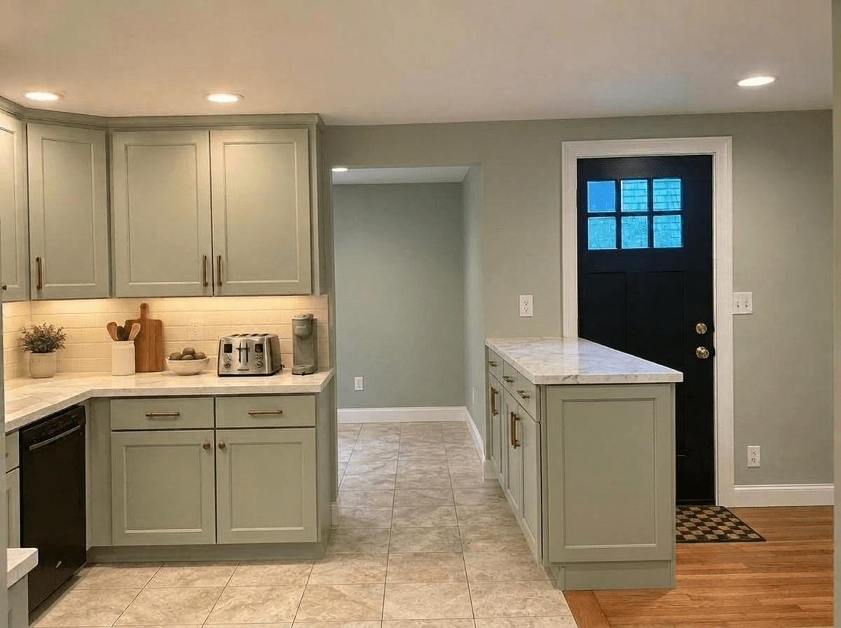 Kitchen interior in no_style style — photo by GenRoom AI
