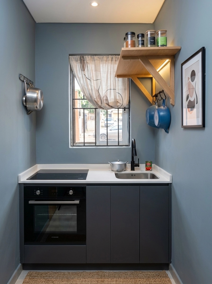 Minimalism Kitchen design — interior photo by GenRoom AI