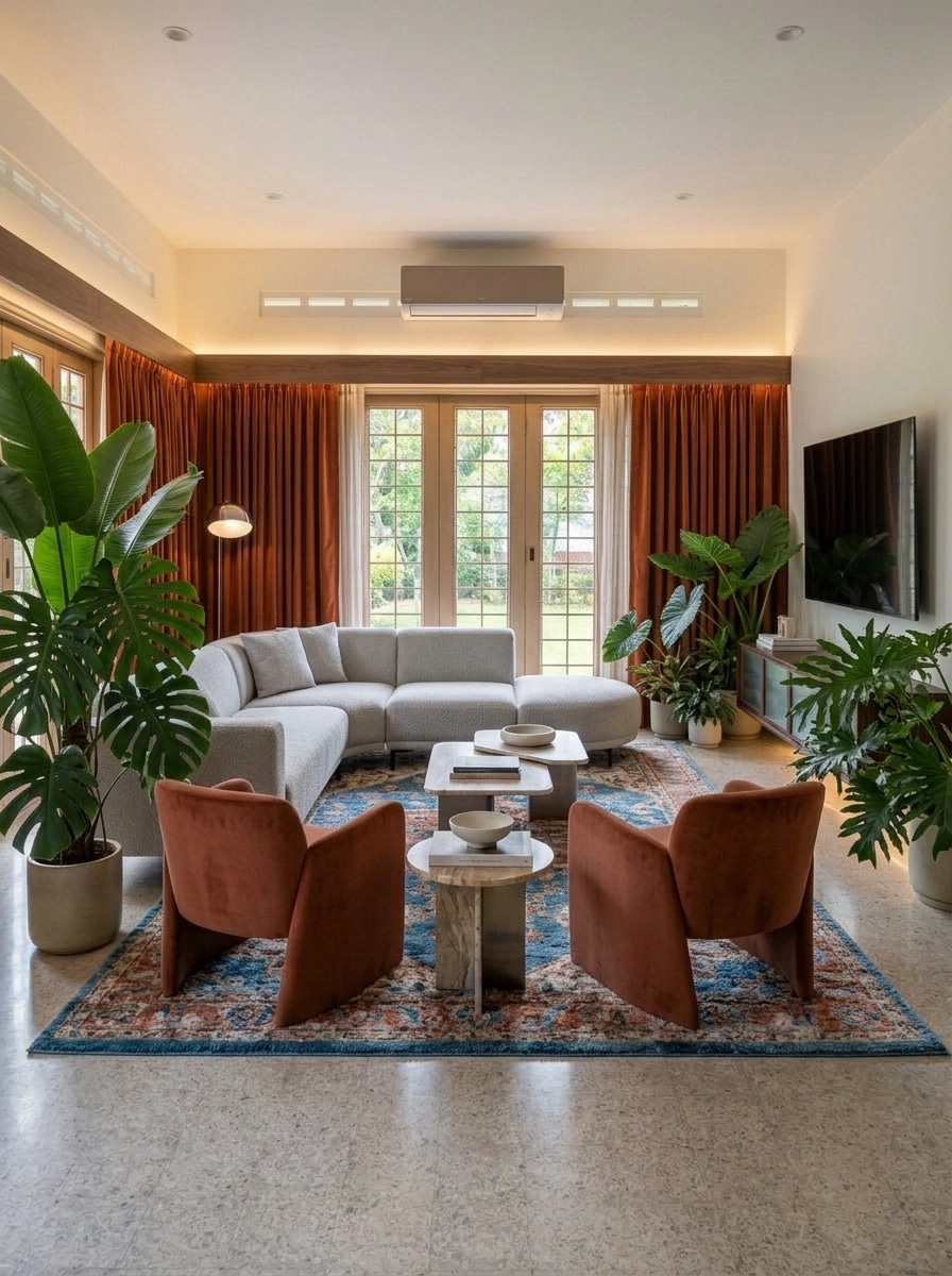 Interior design in Contemporary style — Living Room by GenRoom AI