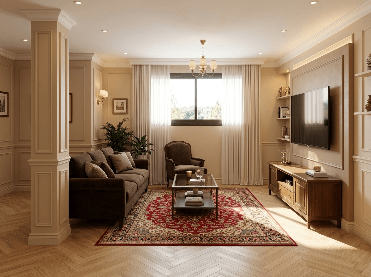 Interior design in Classic style — Living Room by GenRoom AI