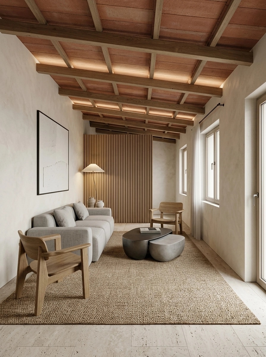 Minimalism Living Room design — interior photo by GenRoom AI