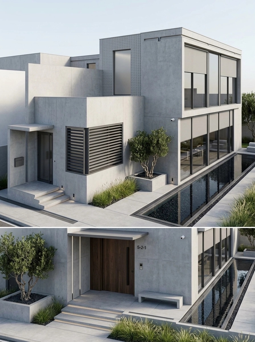 Facade design in Minimalist Facade style — Facade by GenRoom AI