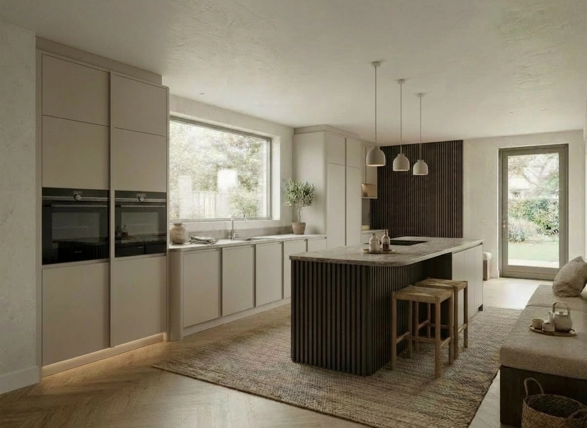 Interior design in Japandi style — Kitchen by GenRoom AI