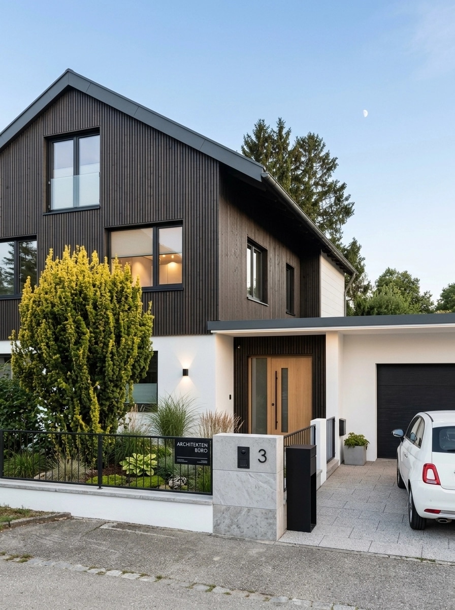 Scandinavian Facade Facade design — facade photo by GenRoom AI