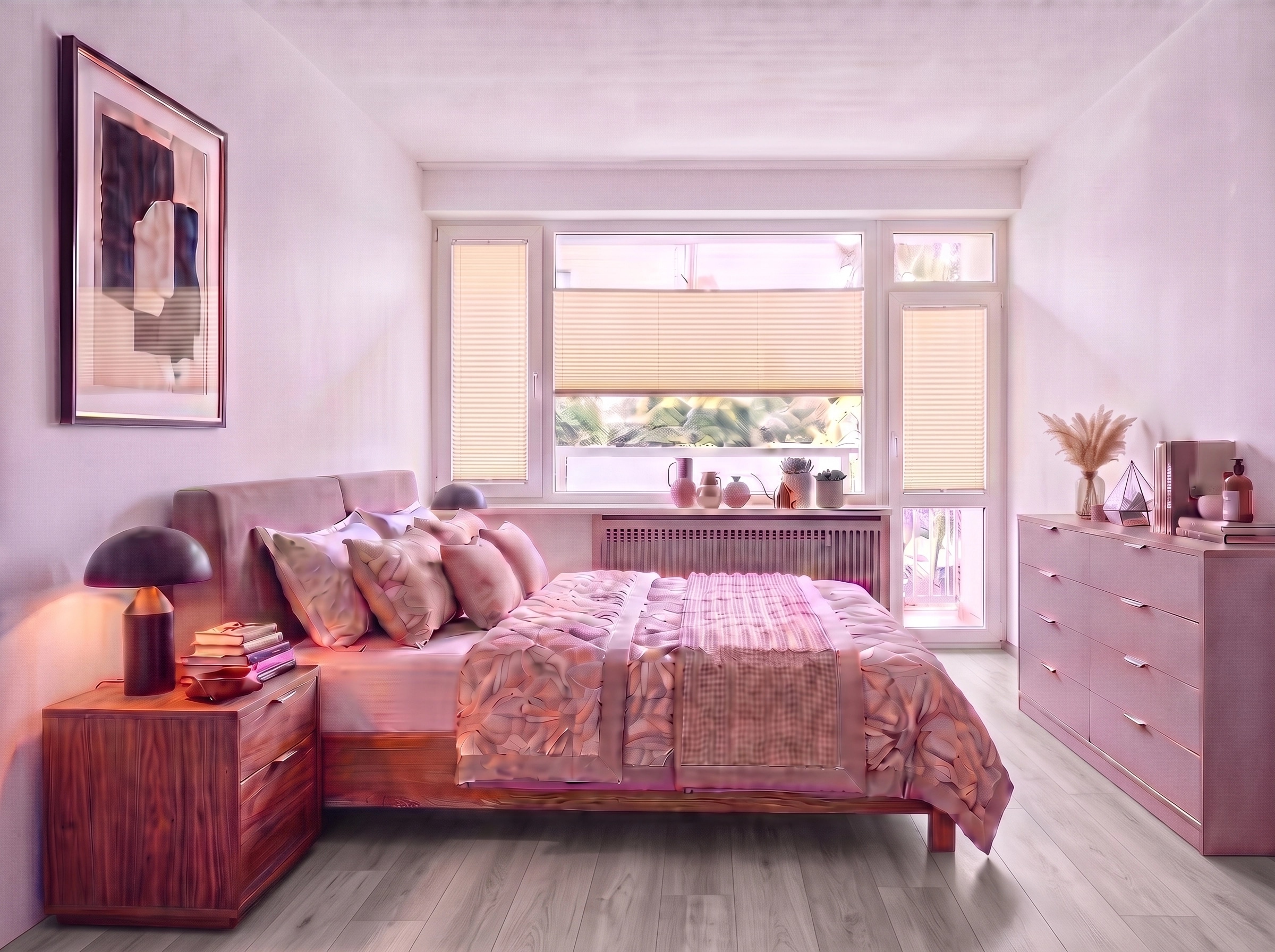 Contemporary Bedroom design — interior photo by GenRoom AI