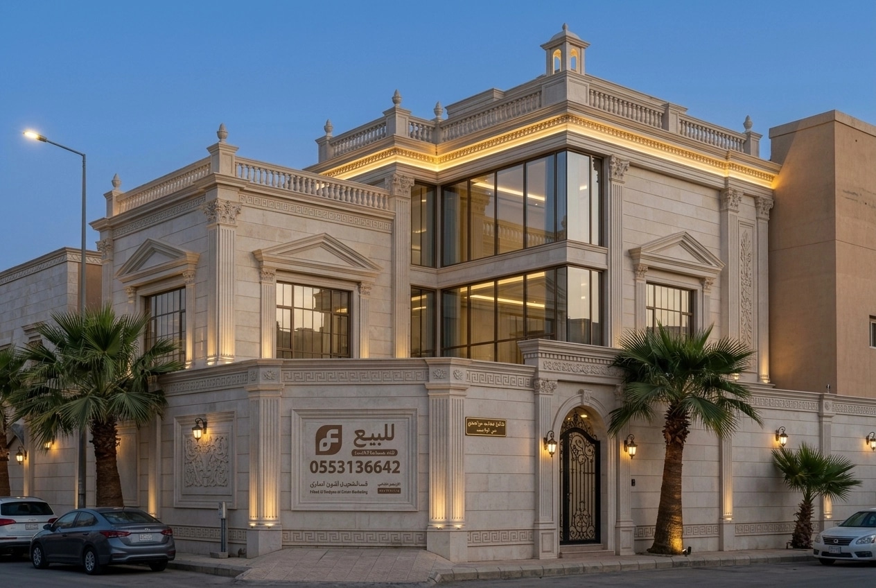 Neoclassic Facade Facade design — facade photo by GenRoom AI