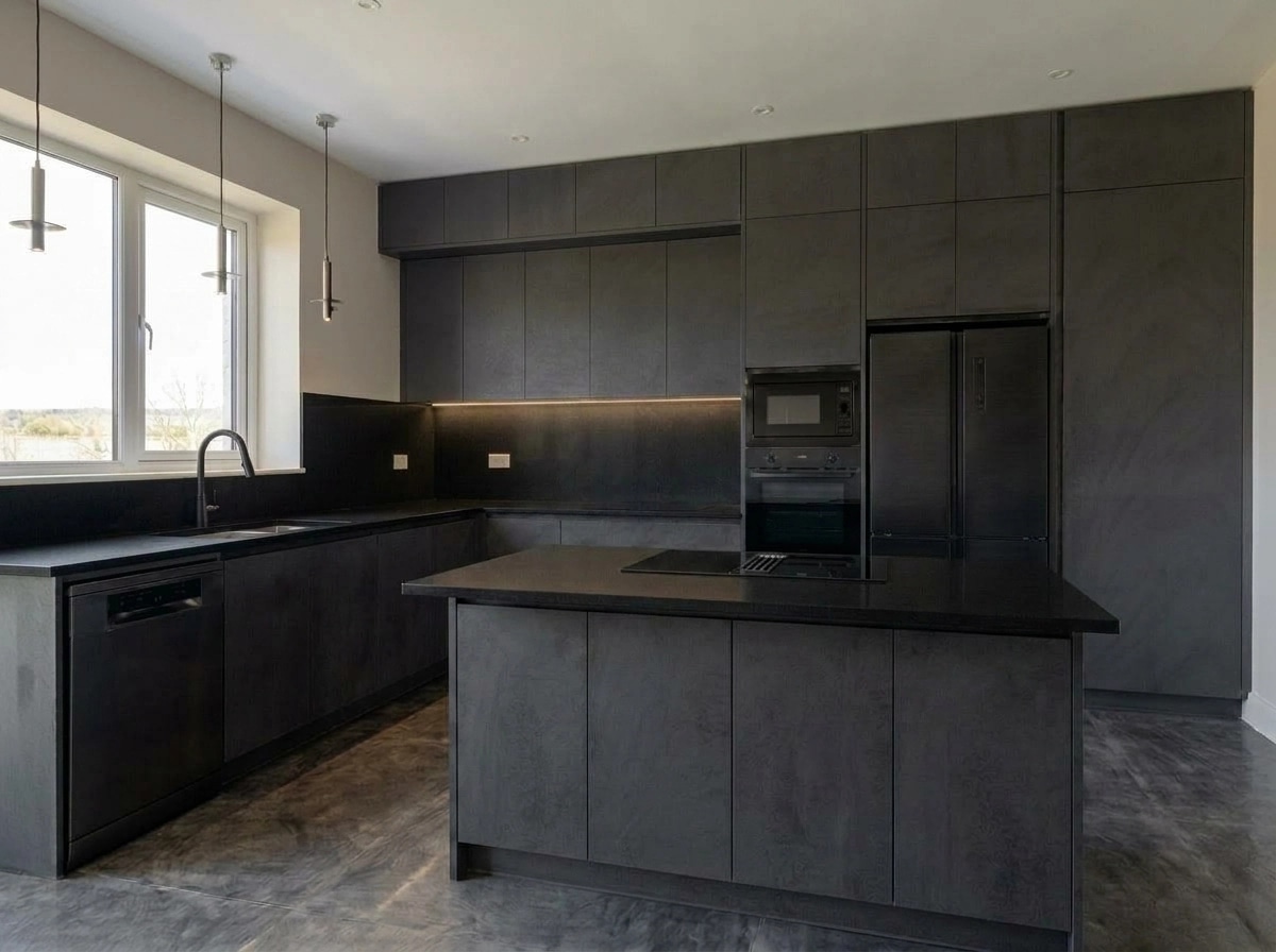 Kitchen interior in Contemporary style — photo by GenRoom AI