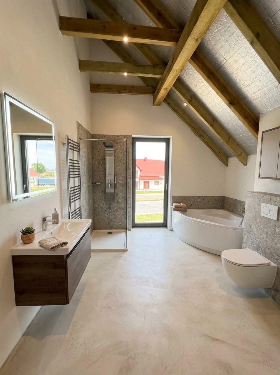 Bathroom interior in no_style style — photo by GenRoom AI