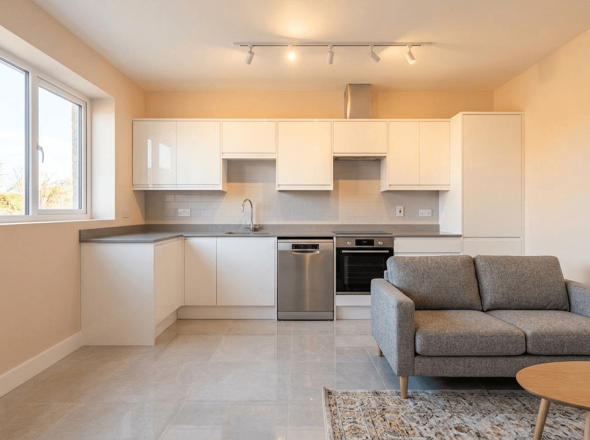 Kitchen interior in no_style style — photo by GenRoom AI