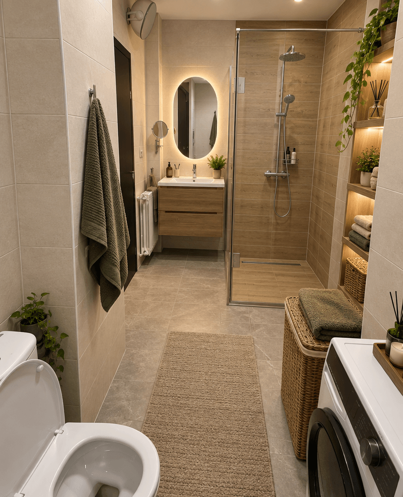 Bathroom interior in no_style style — photo by GenRoom AI