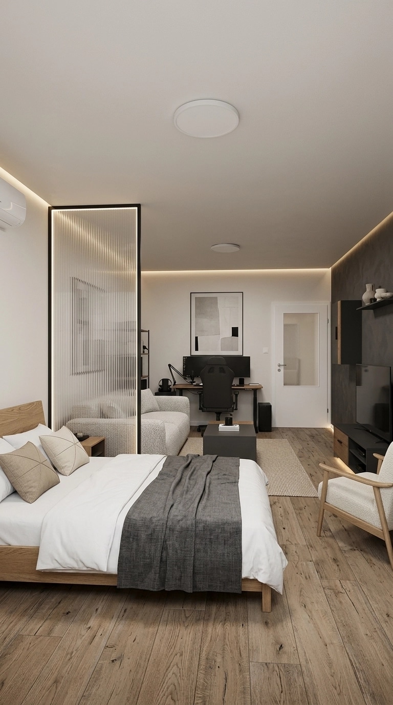 Minimalism Living Room design — interior photo by GenRoom AI