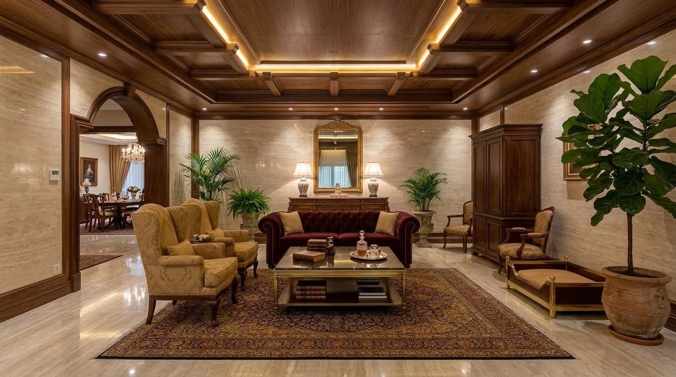 Diseño de interiores en estilo Classic — Salón por GenRoom AI