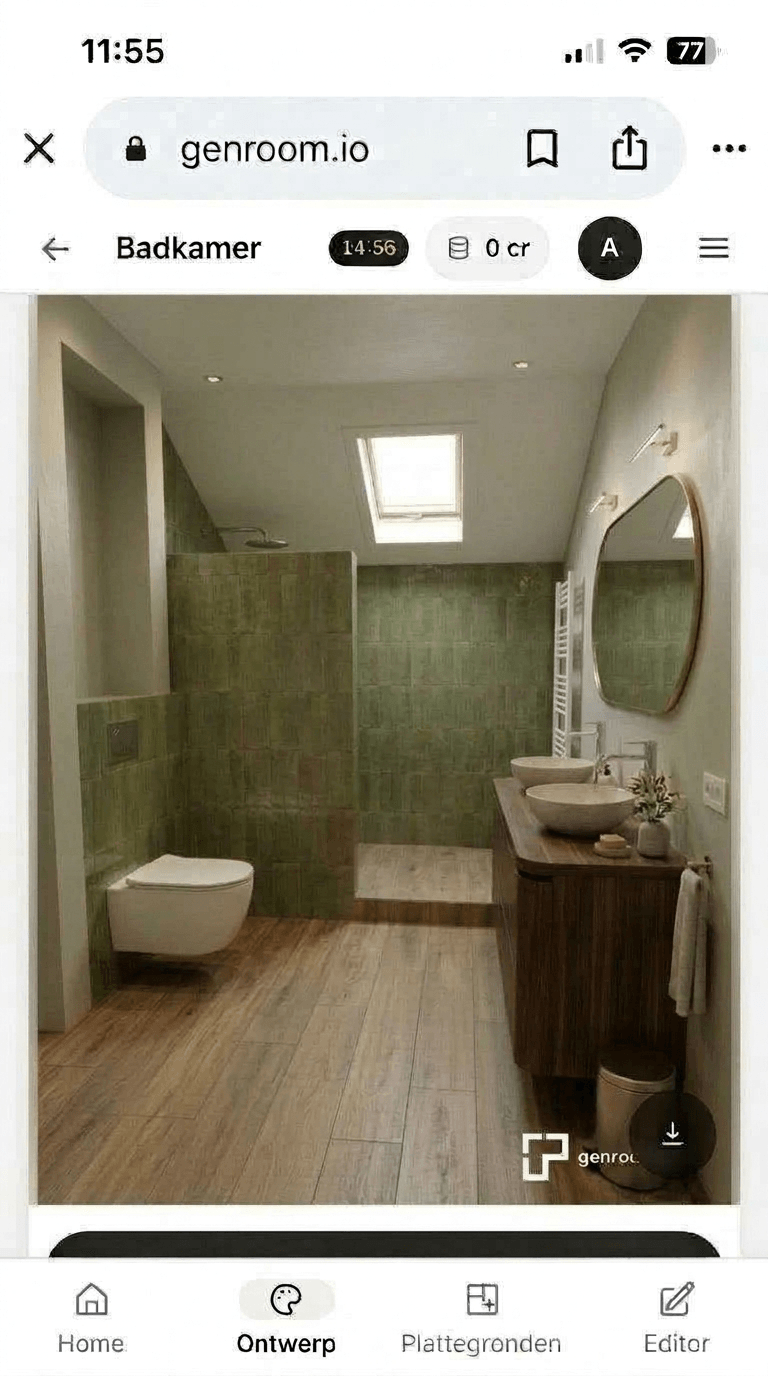 Bathroom interior in no_style style — photo by GenRoom AI