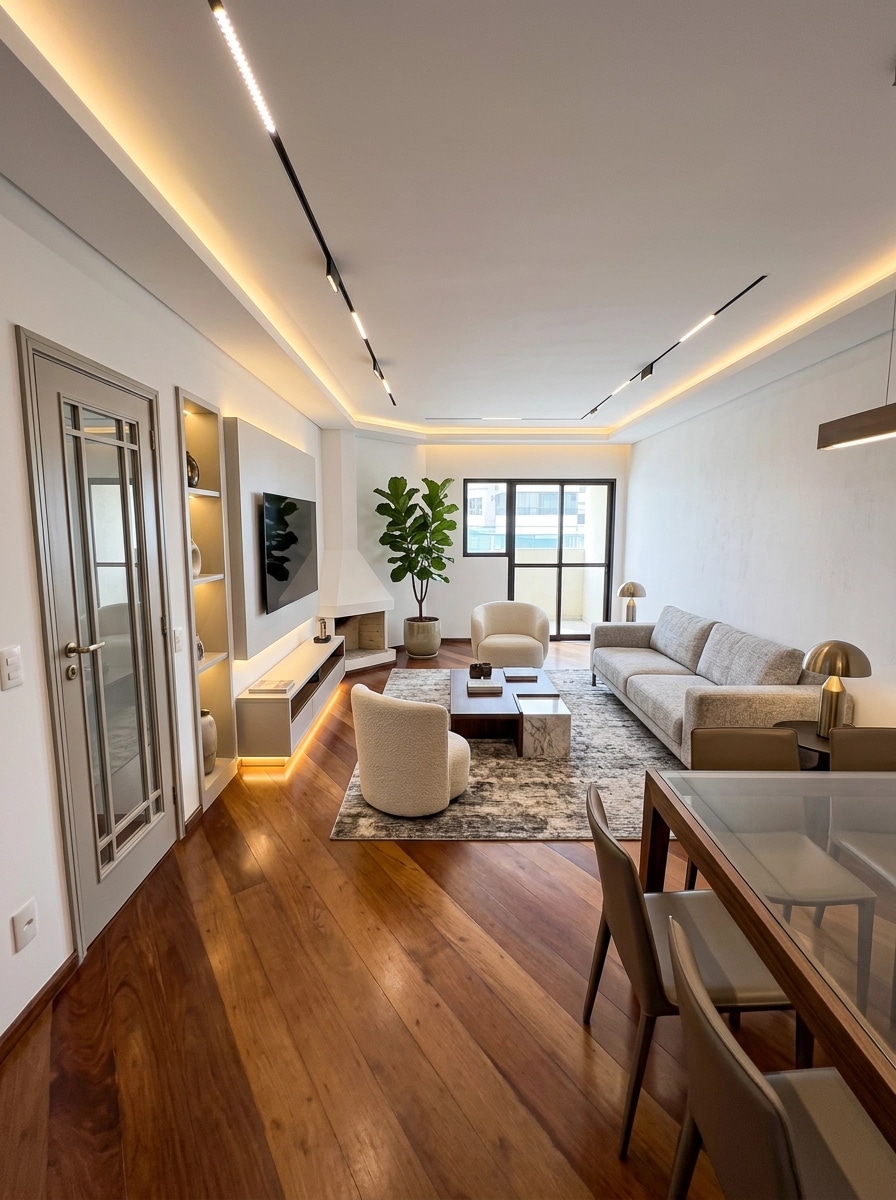 Interior design in Contemporary style — Living Room by GenRoom AI