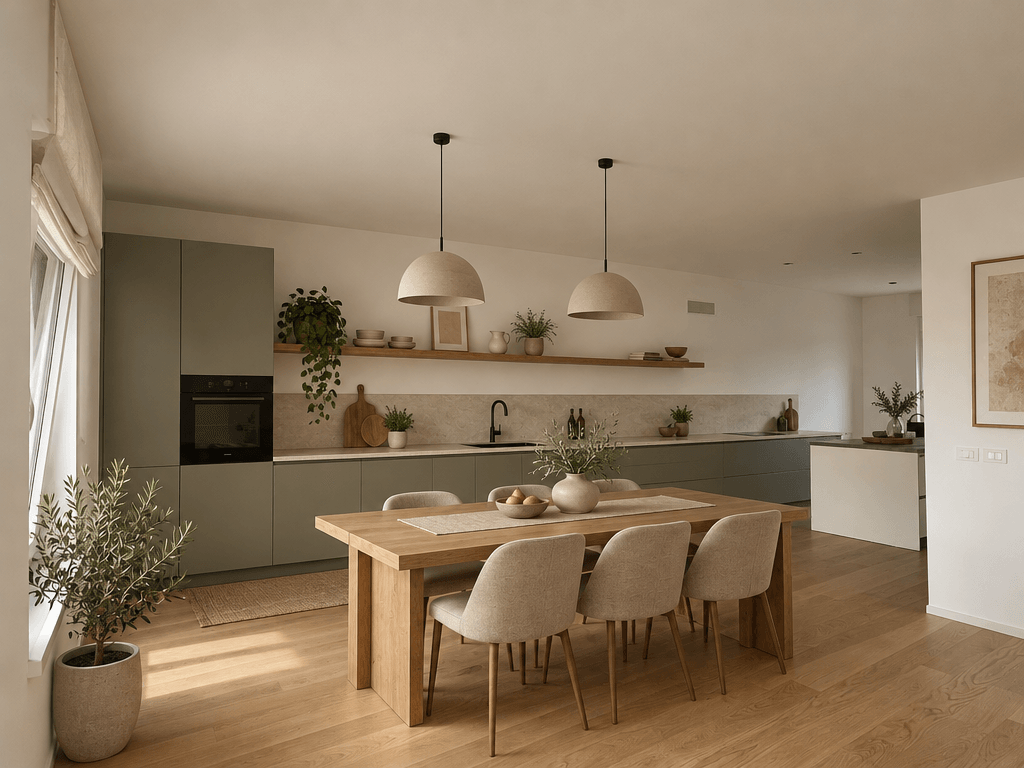 Kitchen interior in no_style style — photo by GenRoom AI