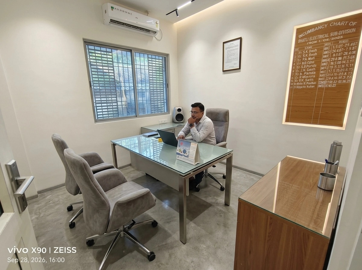 Minimalism Office design — interior photo by GenRoom AI