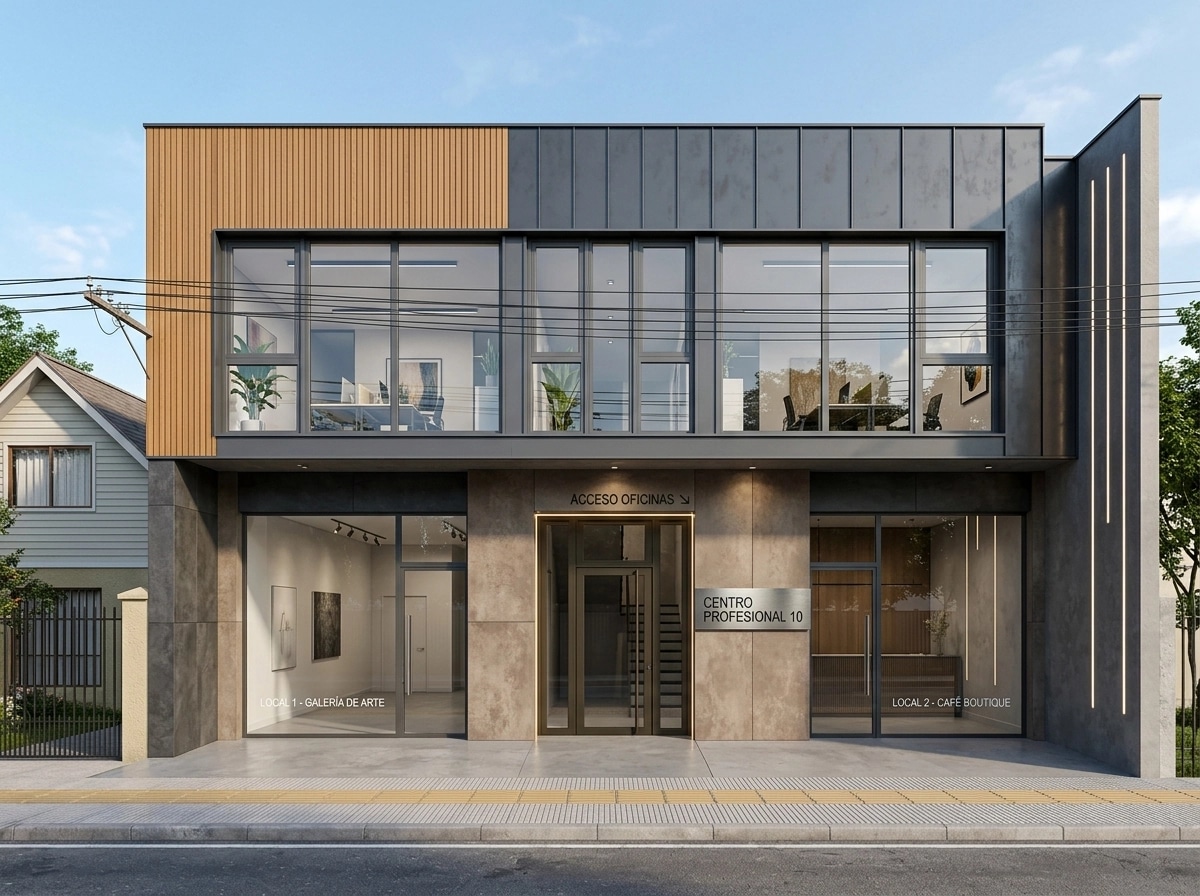 Contemporary Facade Facade design — facade photo by GenRoom AI