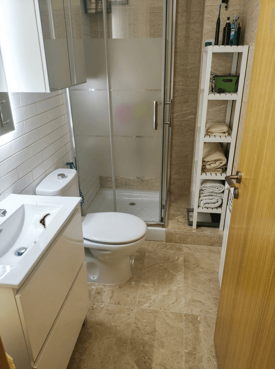 Bathroom interior in no_style style — photo by GenRoom AI