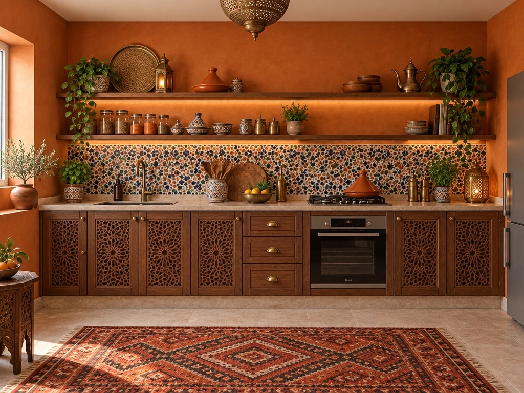 Interior design in Arabian / Moroccan style — Kitchen by GenRoom AI