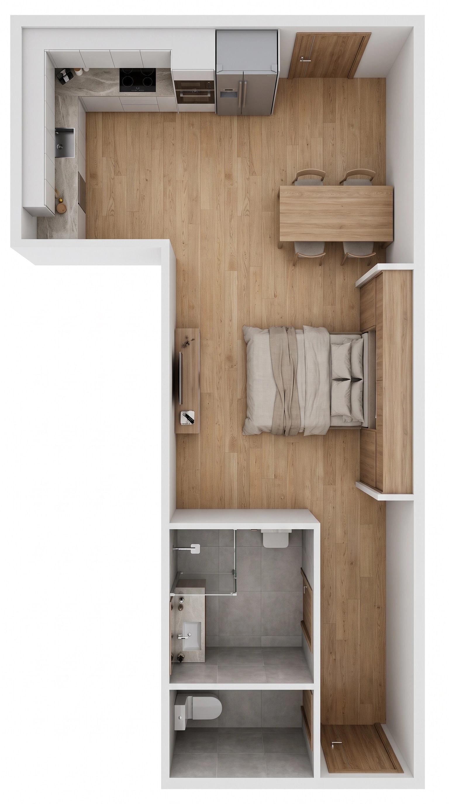 Interior design in Contemporary style — Living Room by GenRoom AI