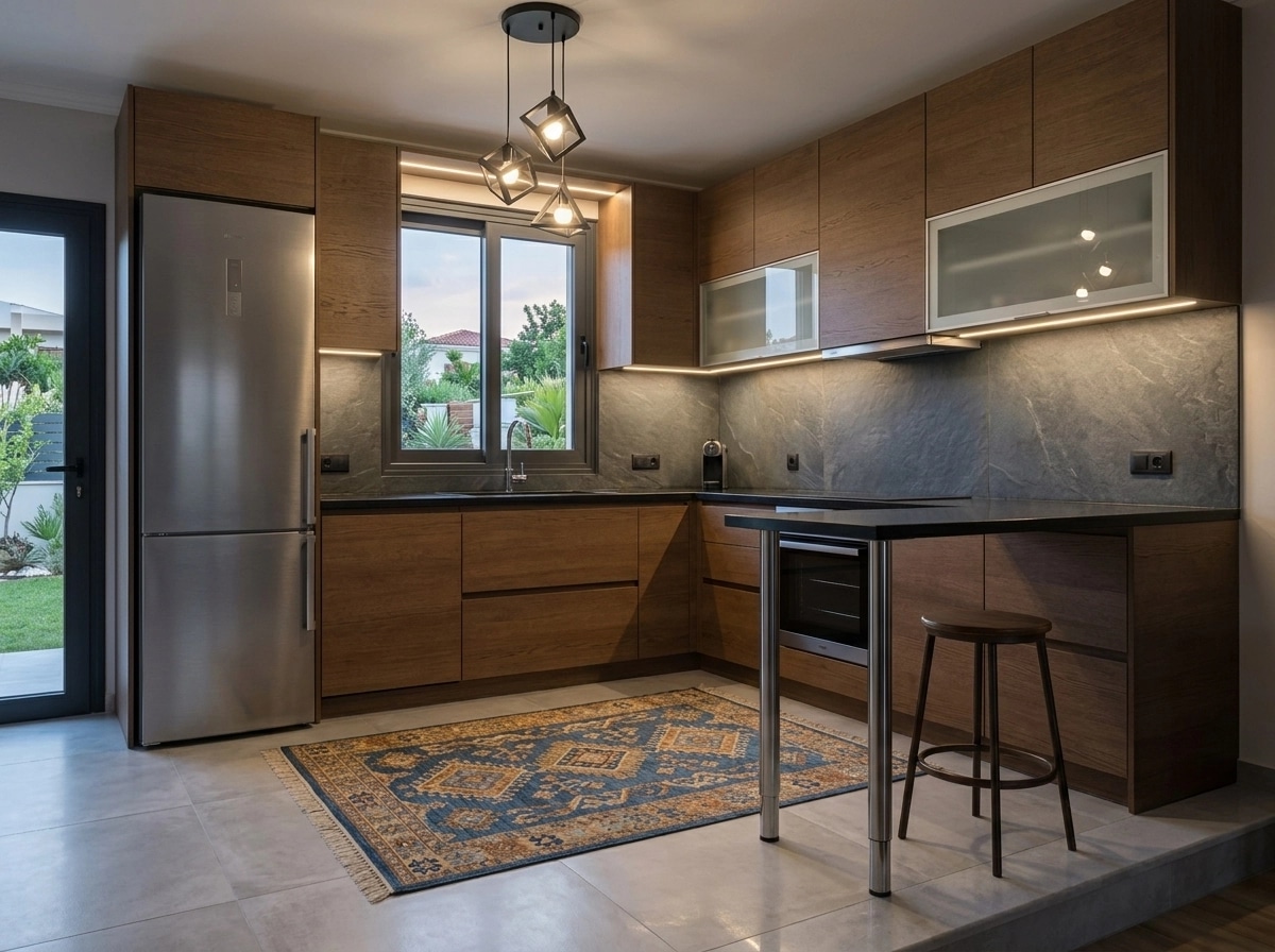 Kitchen interior in Contemporary style — photo by GenRoom AI