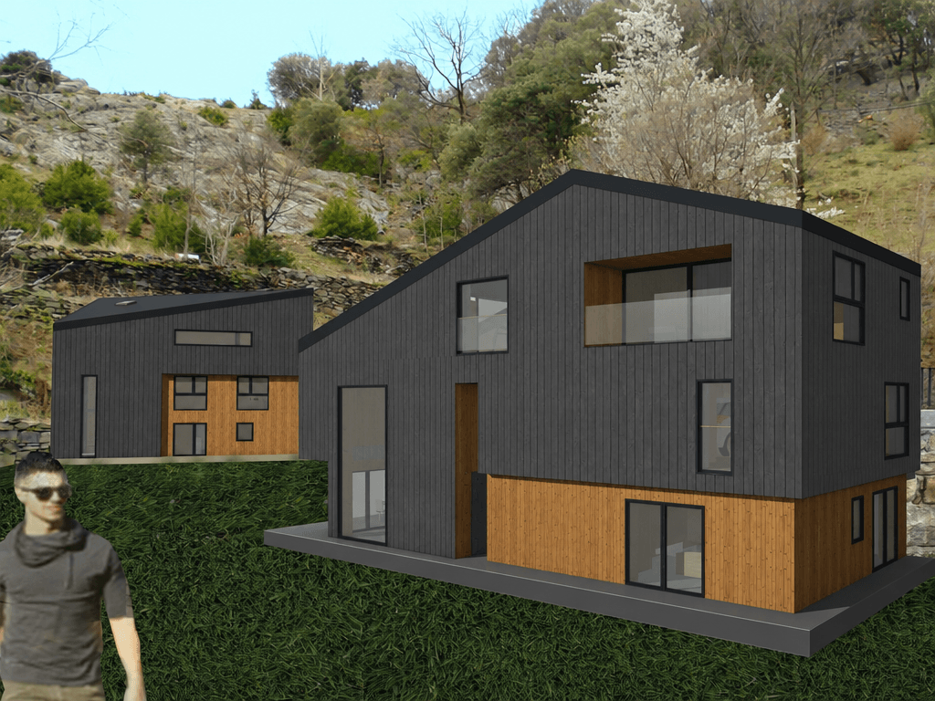 Chalet Facade الواجهة design — facade photo by GenRoom AI