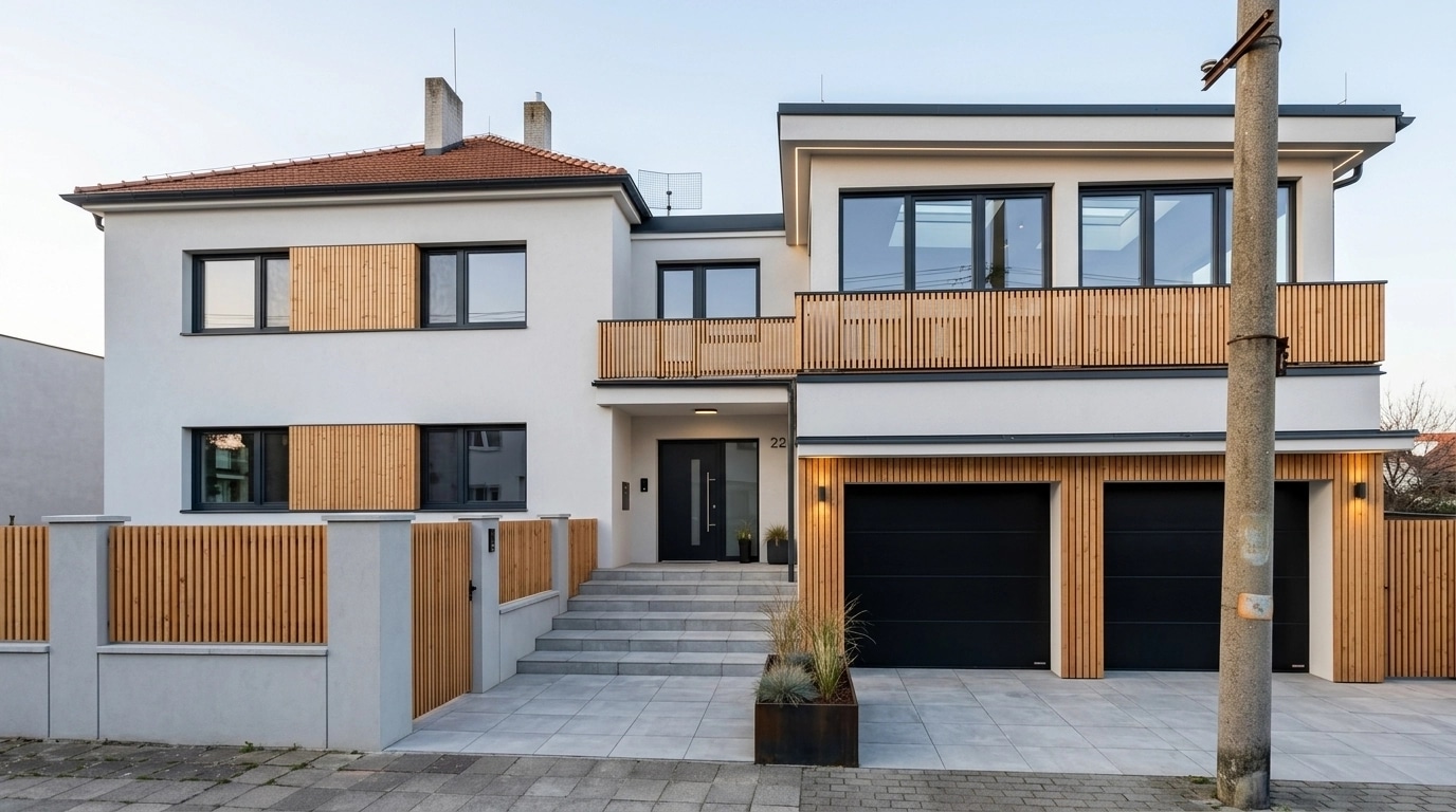 Scandinavian Facade Facade design — facade photo by GenRoom AI