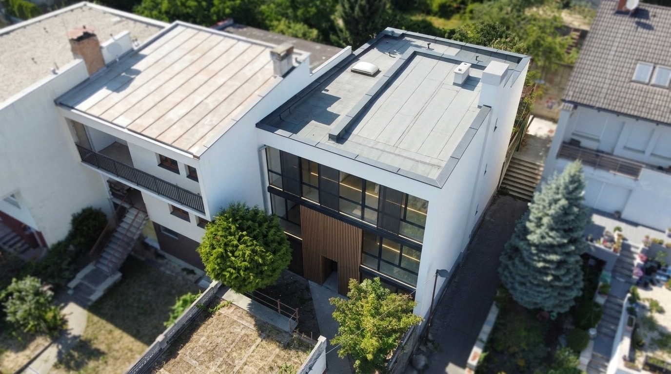 Facade design in Minimalist Facade style — photo by GenRoom AI