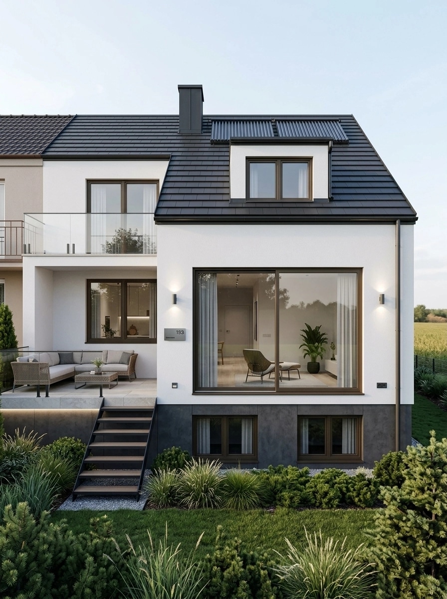 Contemporary Facade Facade design — facade photo by GenRoom AI