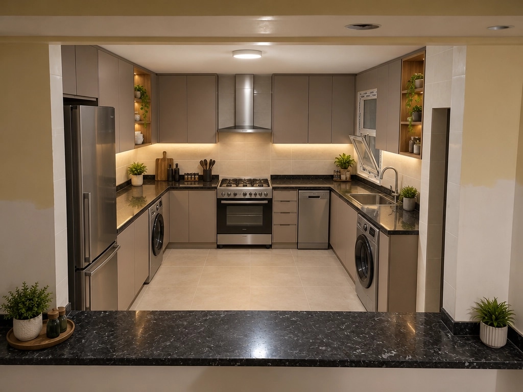 Contemporary Kitchen design — interior photo by GenRoom AI