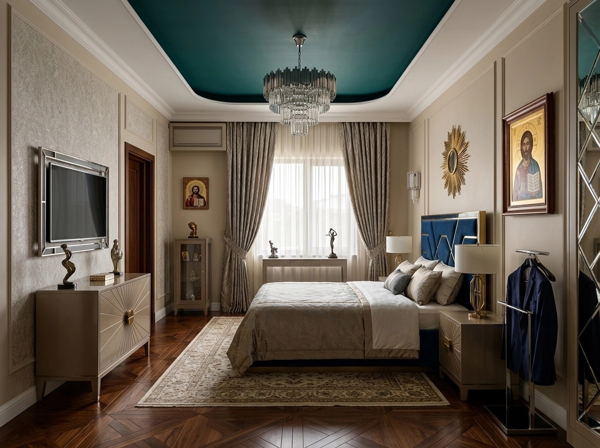 Art Deco Bedroom design — interior photo by GenRoom AI