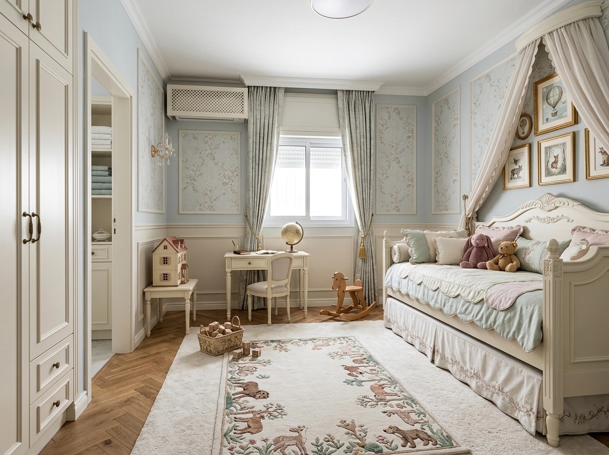 Interior design in Classic style — Kids Room by GenRoom AI