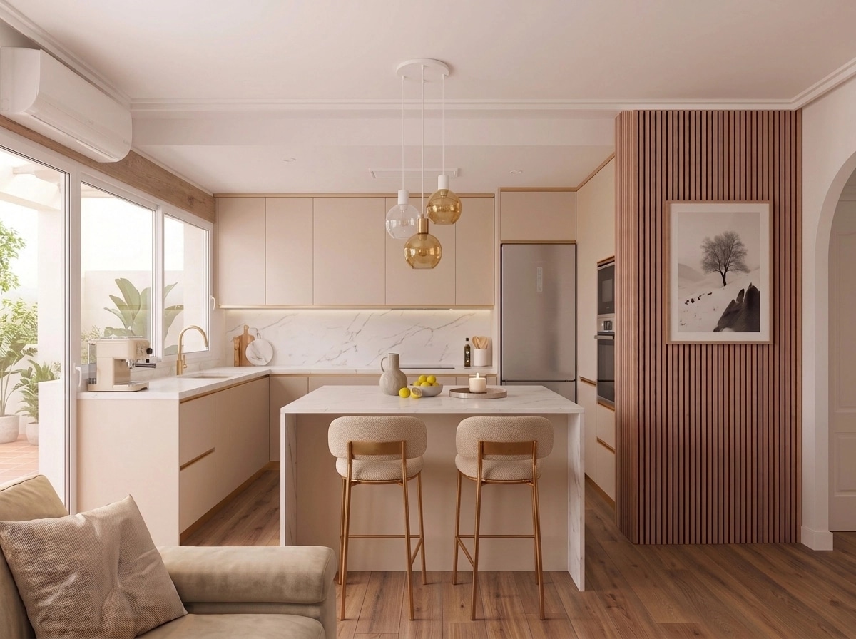 Kitchen interior in no_style style — photo by GenRoom AI