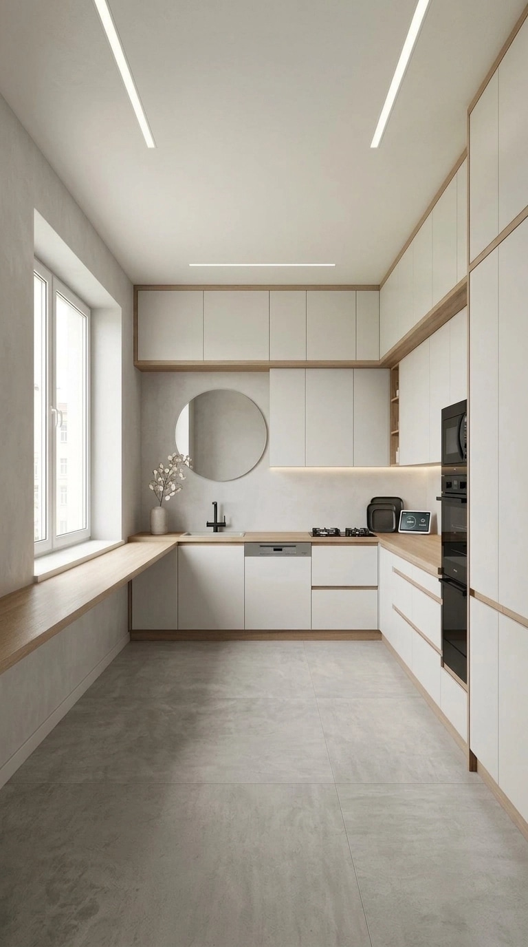 Minimalism Kitchen design — interior photo by GenRoom AI