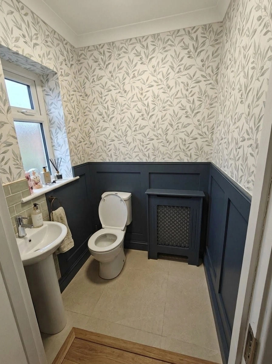 Bathroom interior in no_style style — photo by GenRoom AI
