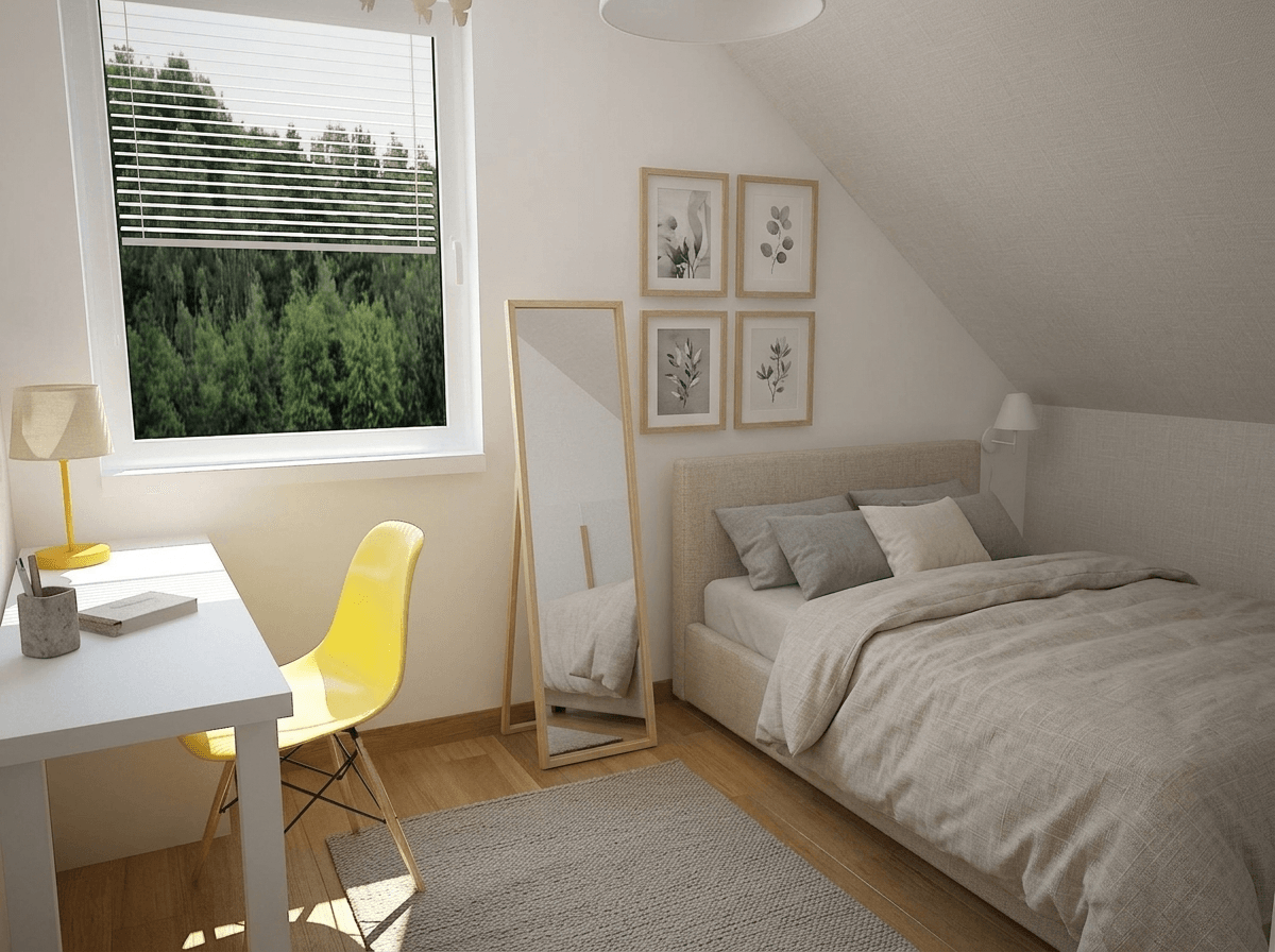 Scandinavian Kids Room design — interior photo by GenRoom AI