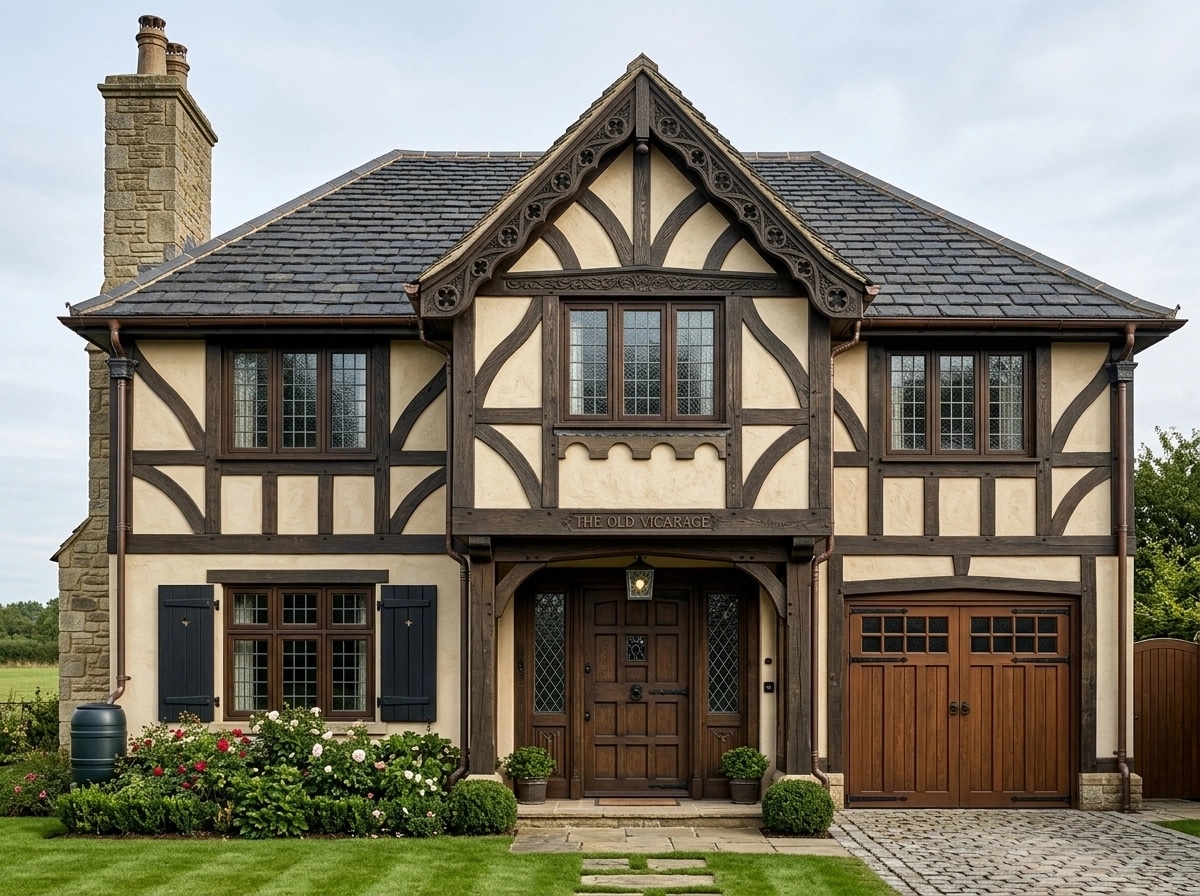 Facade design in Tudor Facade style — Facade by GenRoom AI