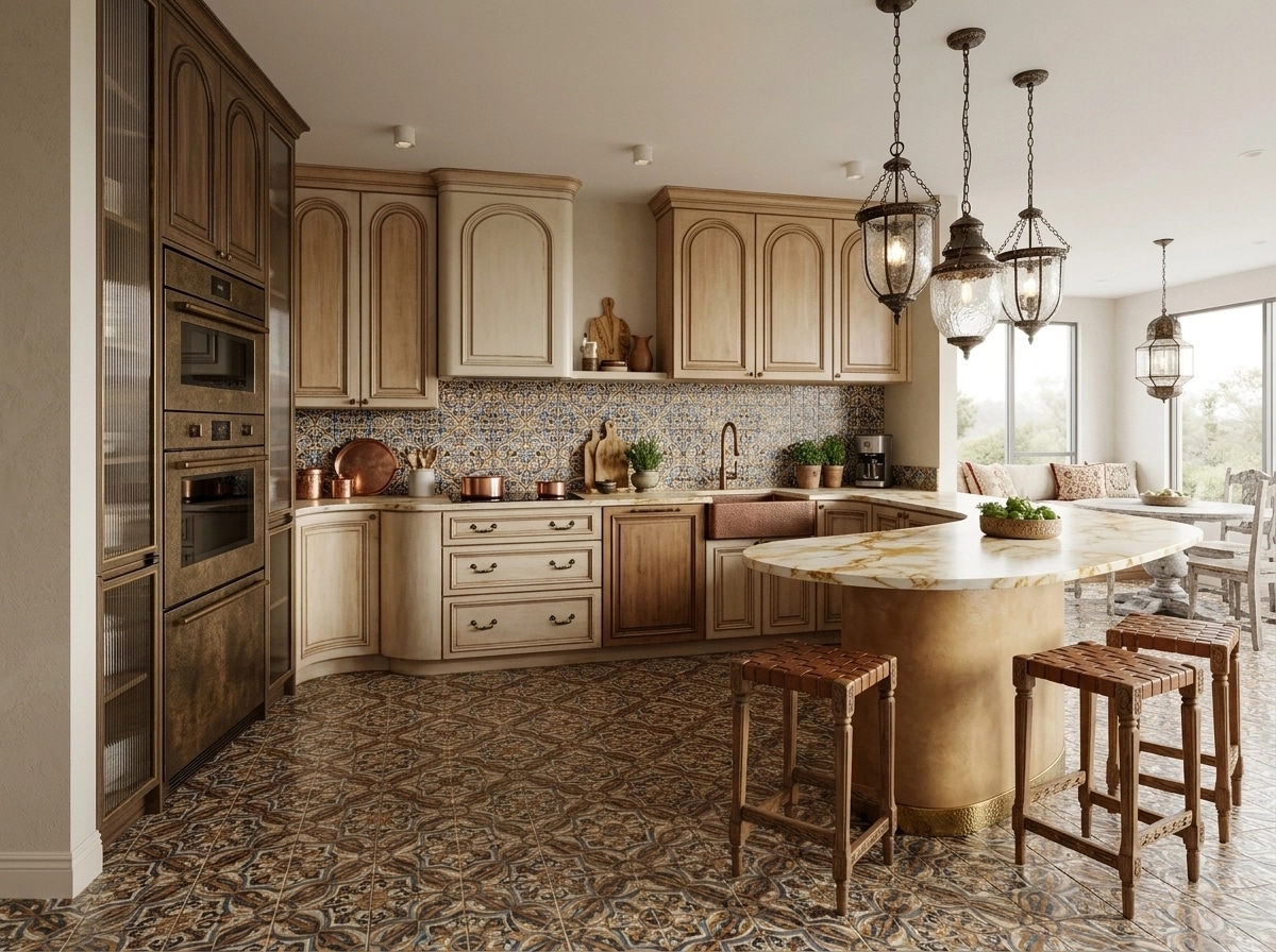 Mediterranean Kitchen design — interior photo by GenRoom AI