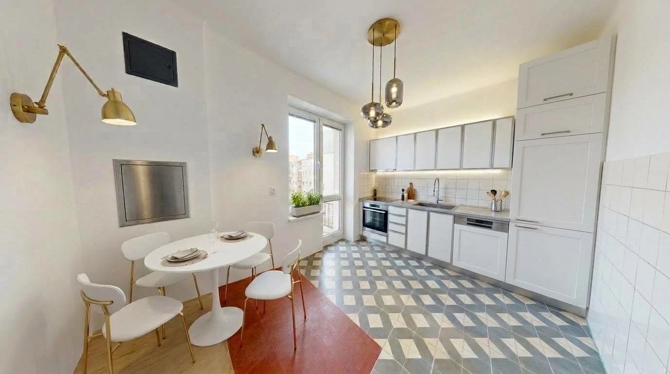 Kitchen interior in Contemporary style — photo by GenRoom AI