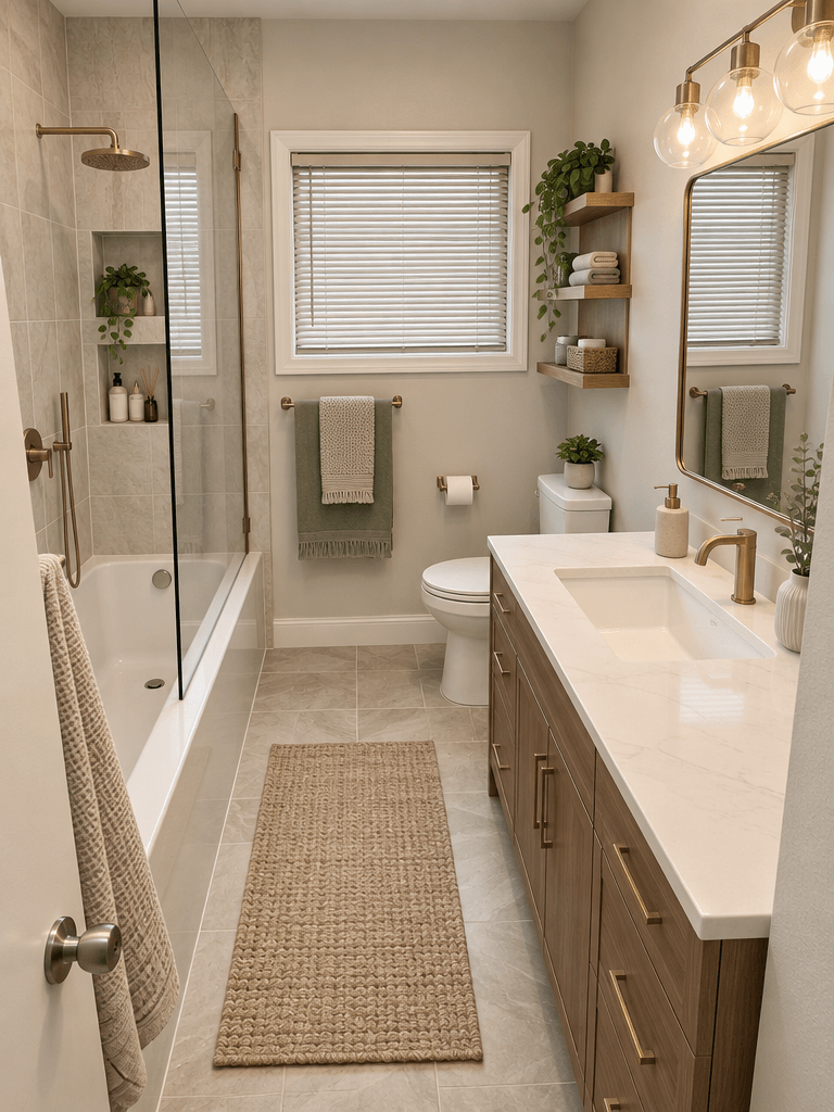 Bathroom interior in no_style style — photo by GenRoom AI