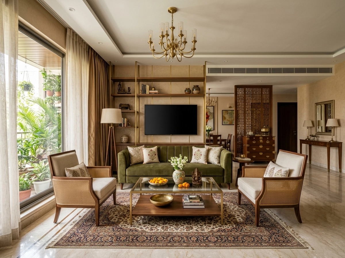 Interior design in Contemporary style — Living Room by GenRoom AI