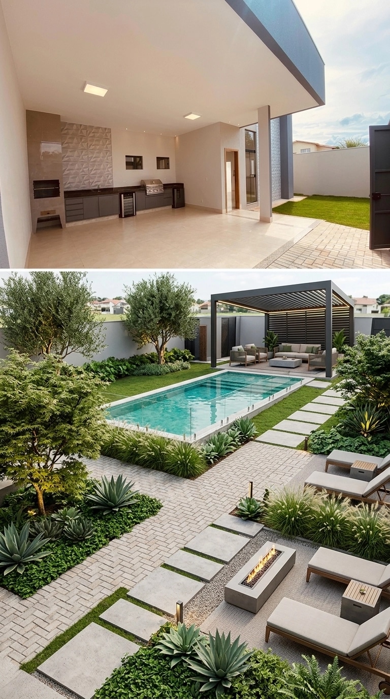 Contemporary Yard Yard design — yard photo by GenRoom AI