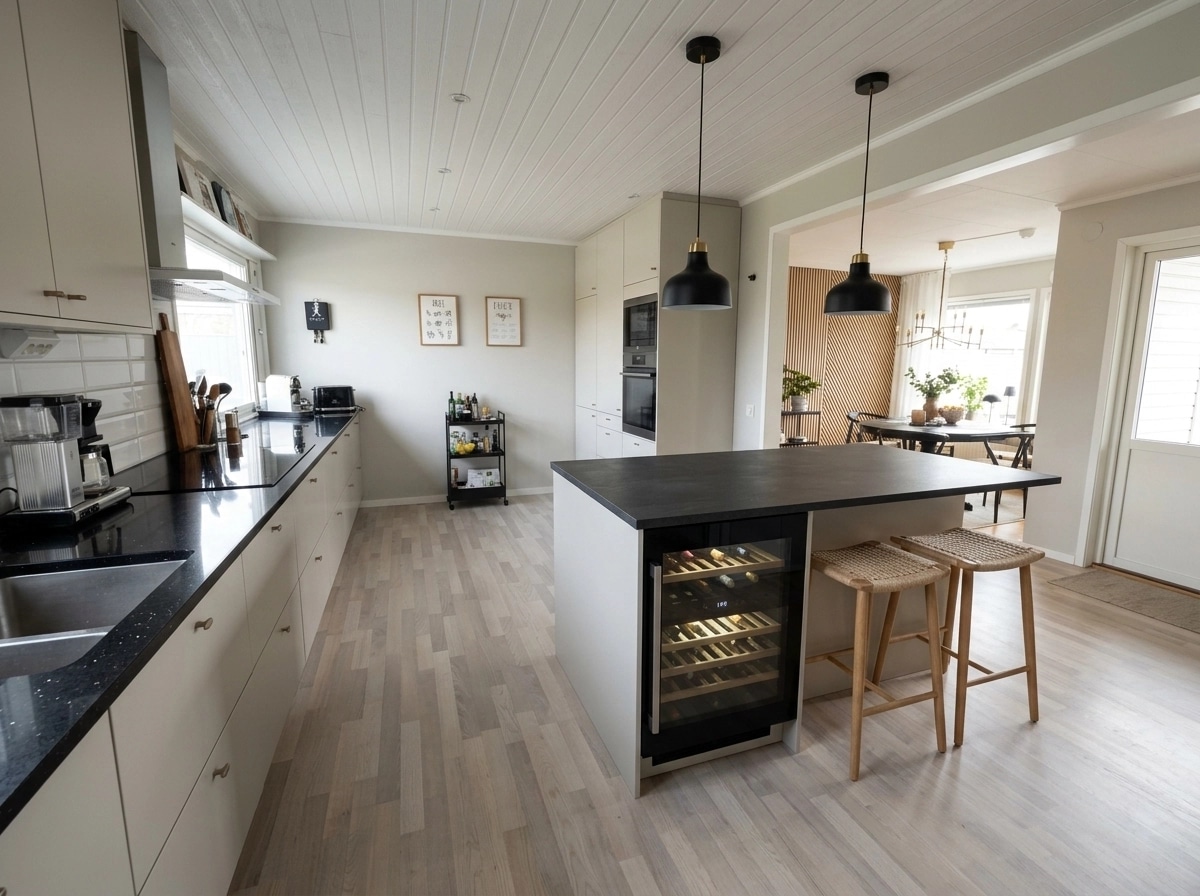 Scandinavian Dapur design — interior photo by GenRoom AI
